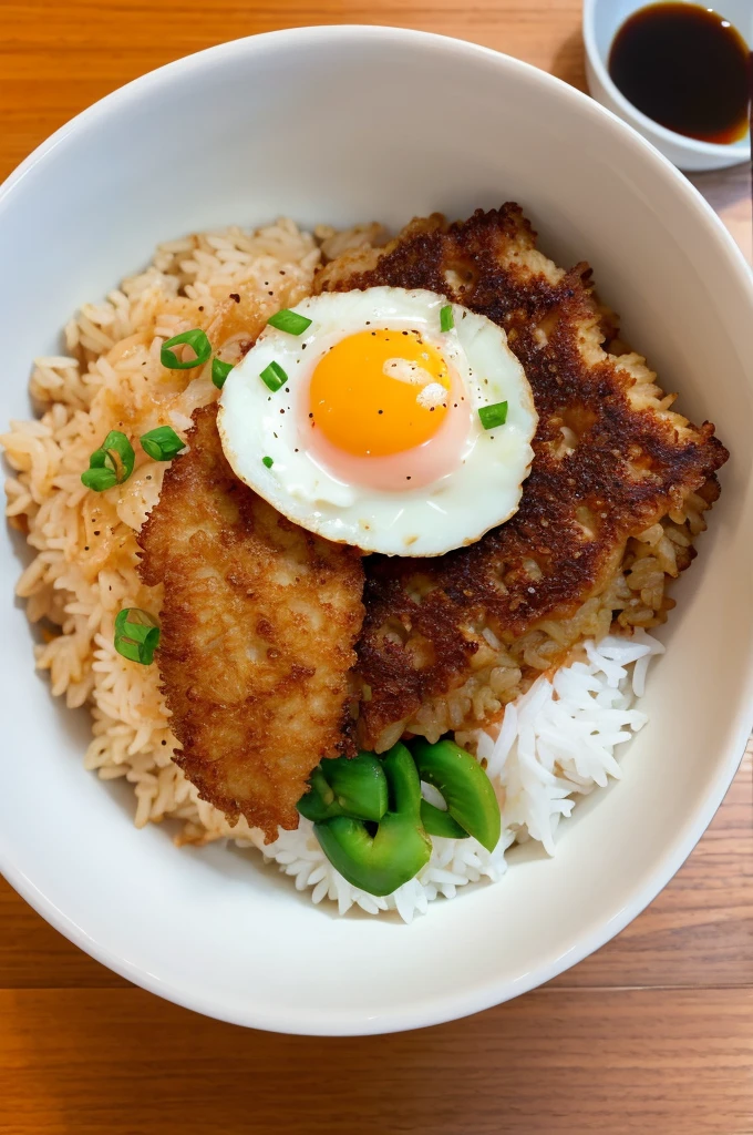カツRice bowl,Tonkatsu,Rice bowl,egg