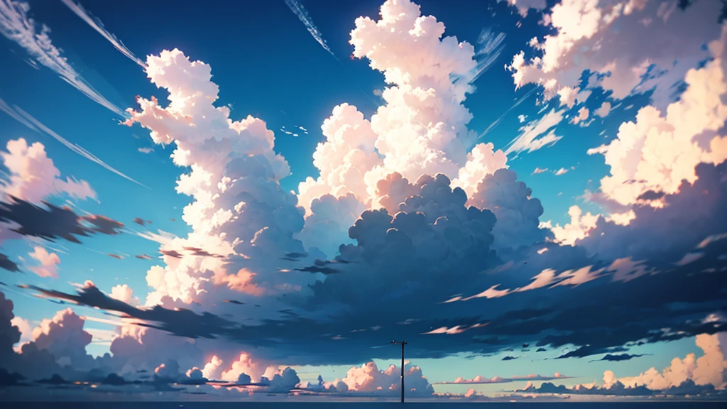 sky texture clouds scattered