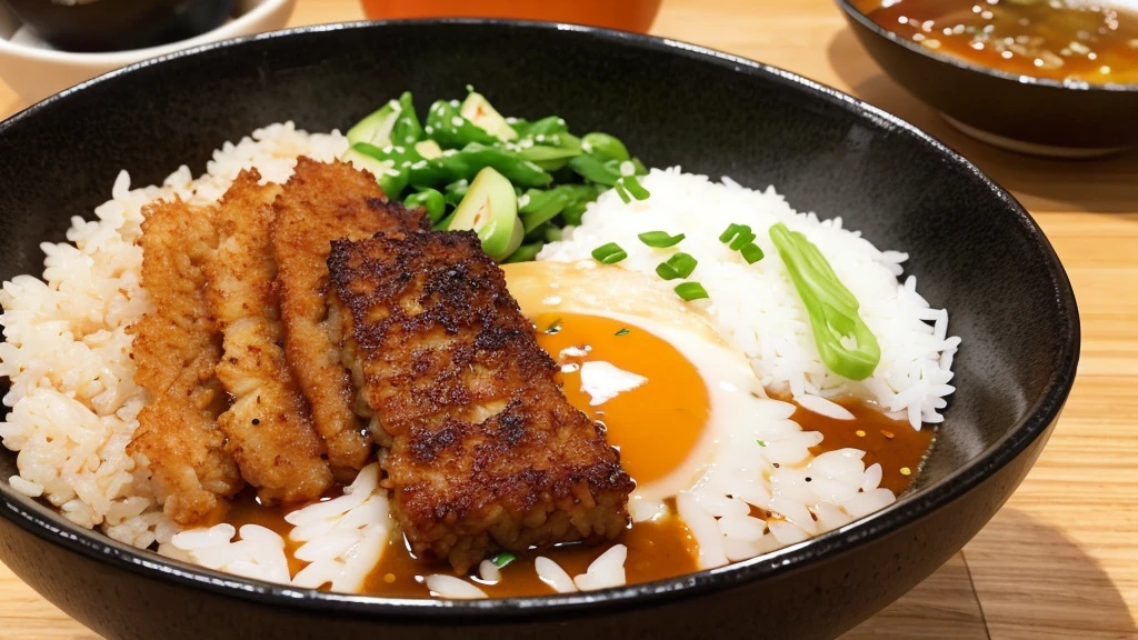 カツRice bowl,Tonkatsu,Rice bowl