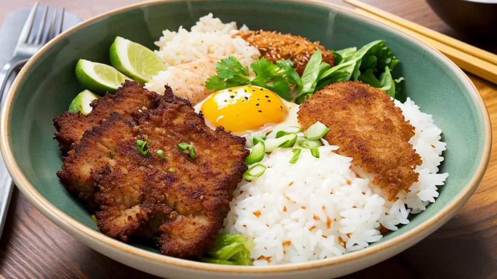 カツRice bowl,Tonkatsu,Rice bowl