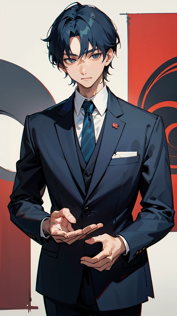 Gojo Satoru wears a suit