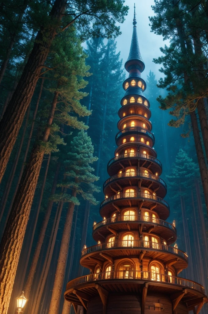 enchanted forest, natta, Magic Tower, Supreme Wizard
