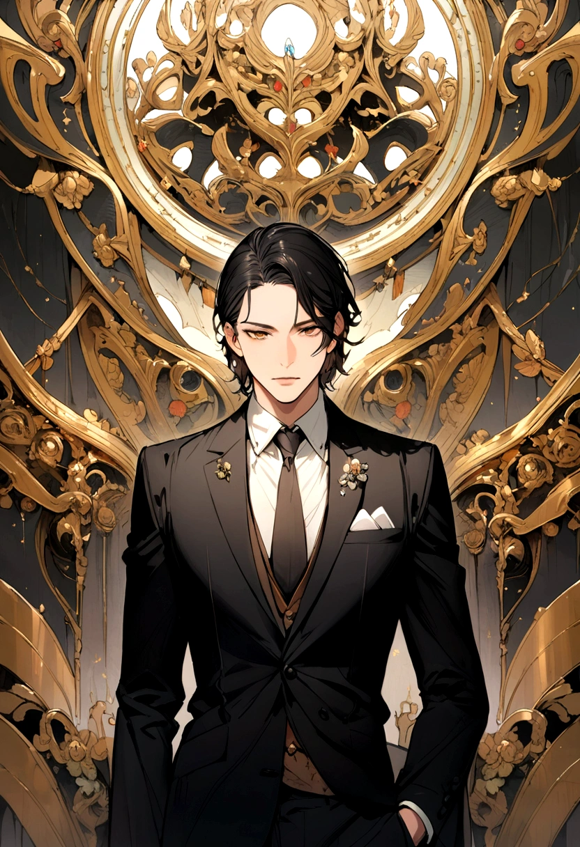 man wearing a suit