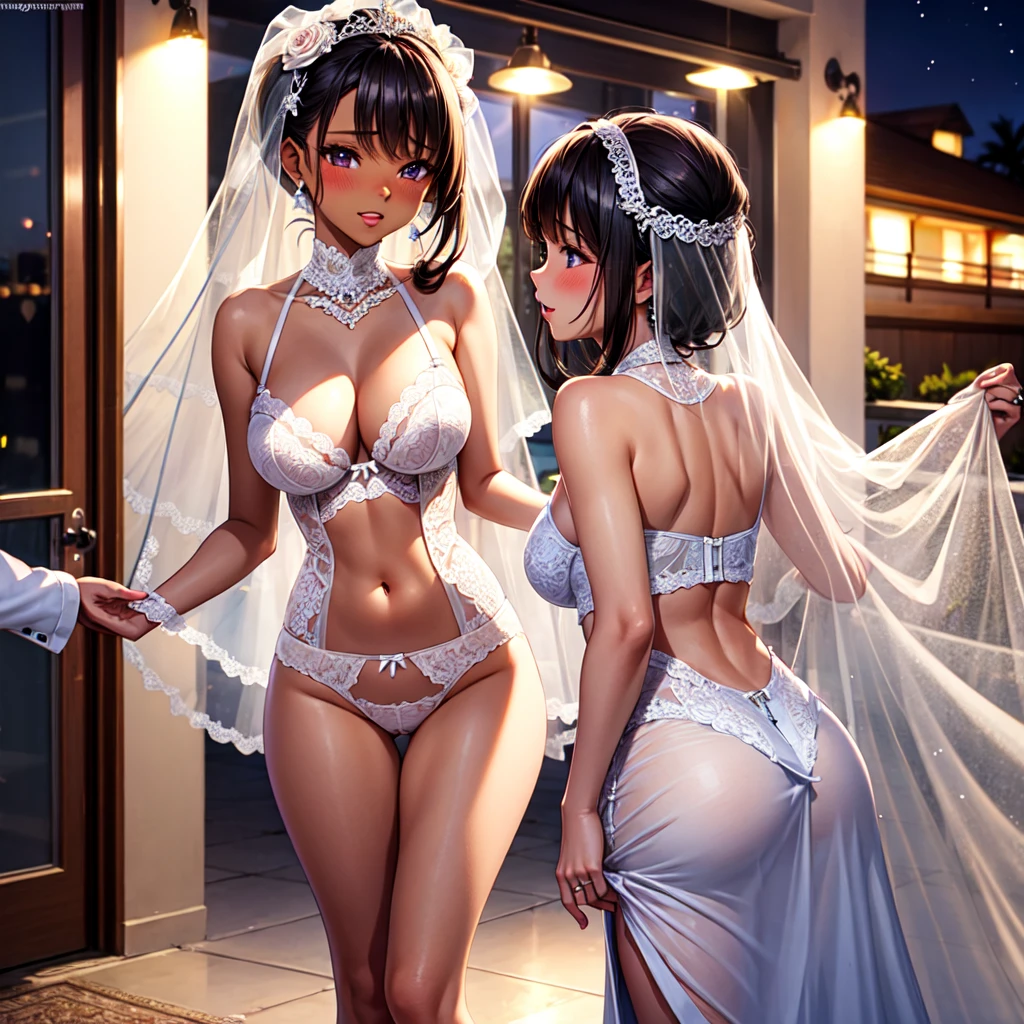 dark skins, orgams, sex, lingeries, wedding, wedding-lingeries, blushed, night, motel, lingerie-brides.