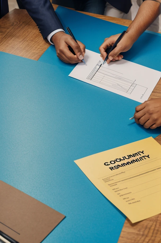 In a short bond paper, draw 1 geographical representation of your ideal community and illustrate 1 issue that can be seen in your community.