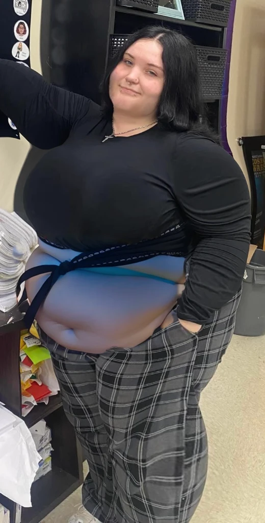 Shirtless Exposed belly, naked belly, obese belly, deep naval, massive hanging belly, exposed belly button (belly button:1.0), naked, nude, nsfw,