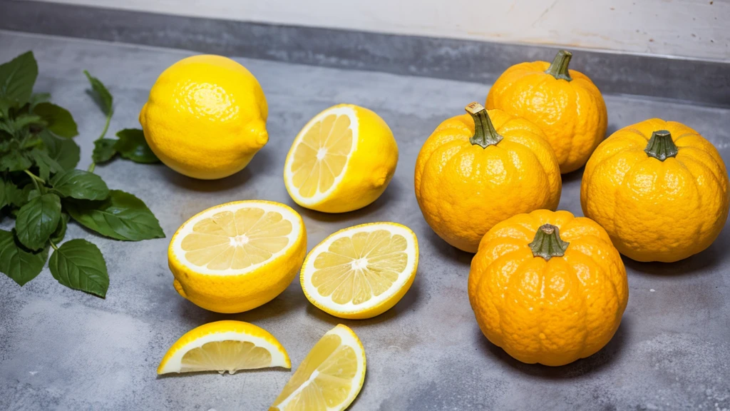 Chilled lemon squash