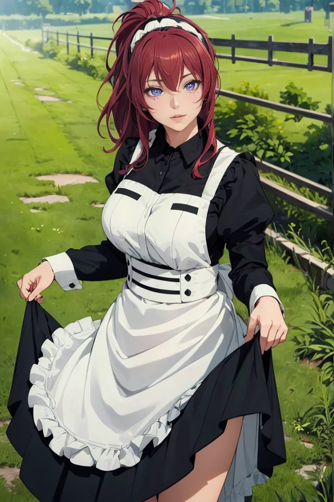 ((1girl, solo)), beautiful body, (perfect anatomy, perfect body, perfect hands, perfect legs), natural proportions, sexy body, large breasts BREAK
red hair, ponytail, ((extremely detailed face)), purple eyes, (beautiful detailed eyes:1.6), (realistic pupils, realistic iris:1), expressive eyes, looking at viewer, (clear eyes:1.3), (hyperrealistic:1.2), (detailed skin texture:1.2), smooth skin, smile, open mouth, (detailed lips:1.2), (attractive lips:1.1), (glossy lips:1.1), perfect face, perfect eyes BREAK
(masterpiece:1.5), anime-style, top quality, best quality, (beautiful and aesthetic:1.2), (ultra detail:1.5), Ultra-detailed depiction, Ultra-precise depiction, extremely detailed 8k illustration, high resolution, (highly detailed shading:1.2), (realistic lighting:1.4), perfect lighting, vibrant colors, dynamic tones, striking hues, 8k, absurd resolution, perfect shadows, hdr, UHD, ambient lighting, realistic, ultra-realistic, photo realistic, highly detailed, rich detail, luminous colors, fine texture, intricate design, professional illustration, (soft light:1.2), (illustration:0.7)