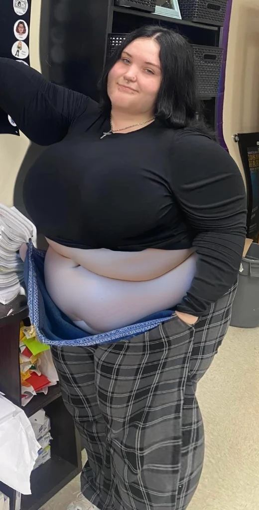Shirtless Exposed belly, naked belly, obese belly, deep naval, massive hanging belly, exposed belly button (belly button:1.0), naked, nude, nsfw,