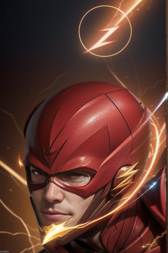 the flash, , (masterpiece), digital illustration, detailed, intricate, 4k, 8k, good anatomy, beautiful lighting, award-winning, highres, (extremely detailed CG, unity, 8k wallpaper:1.1), colorful, vibrant colors