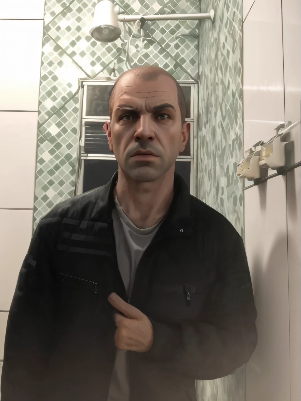 (obra-prima), (melhor qualidade), (ultra-detalhado), (Um homem normal falando pelo celular), (qualidade 8k)