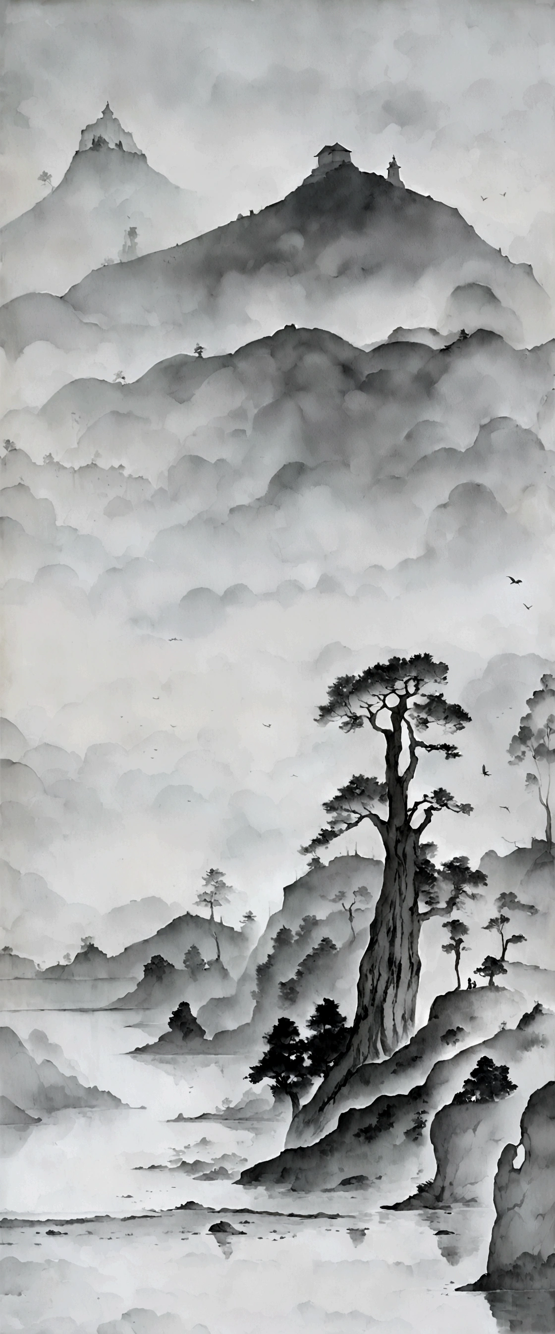 Landscape, Muromachi Period Bunsei