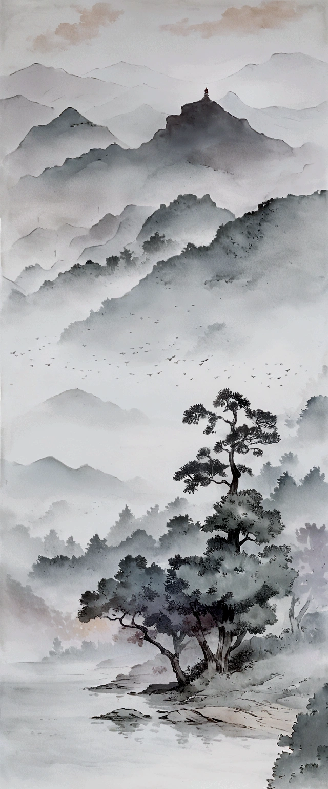 Landscape, Muromachi Period Bunsei