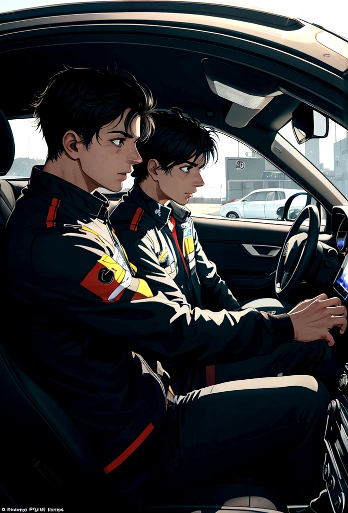 João's car starts to shake. He looks at the dashboard and sees that the battery light is on..