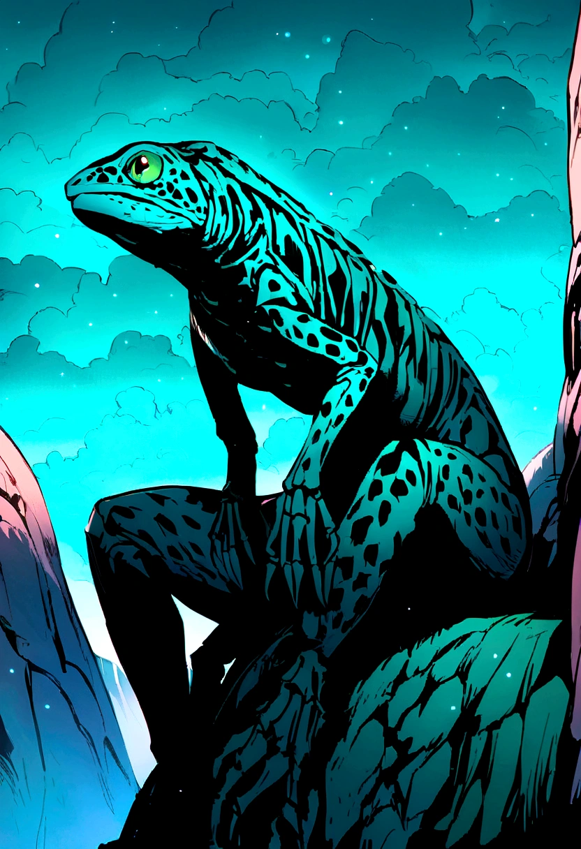 Skeleton Chameleon,An illustration