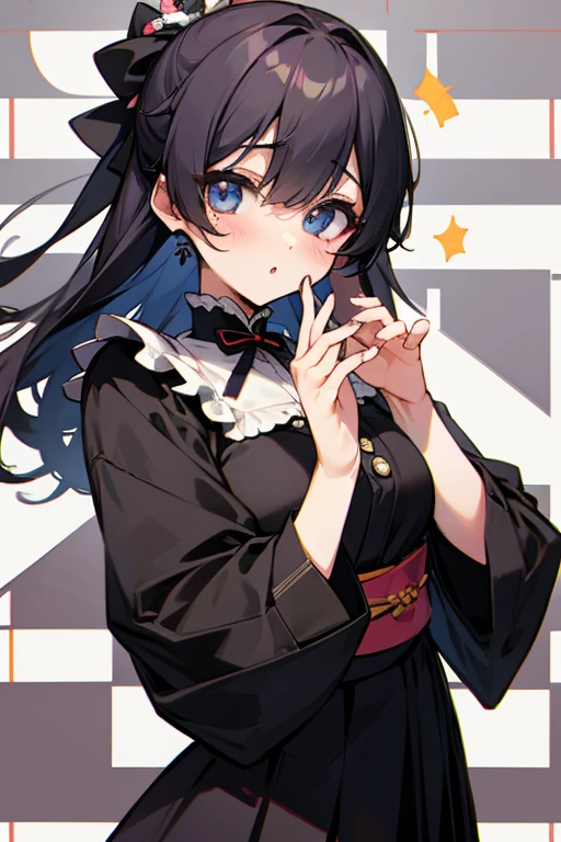 MS. cute、Taisho、Checkerboard Pattern、Beautiful Eyes、Embarrassing、