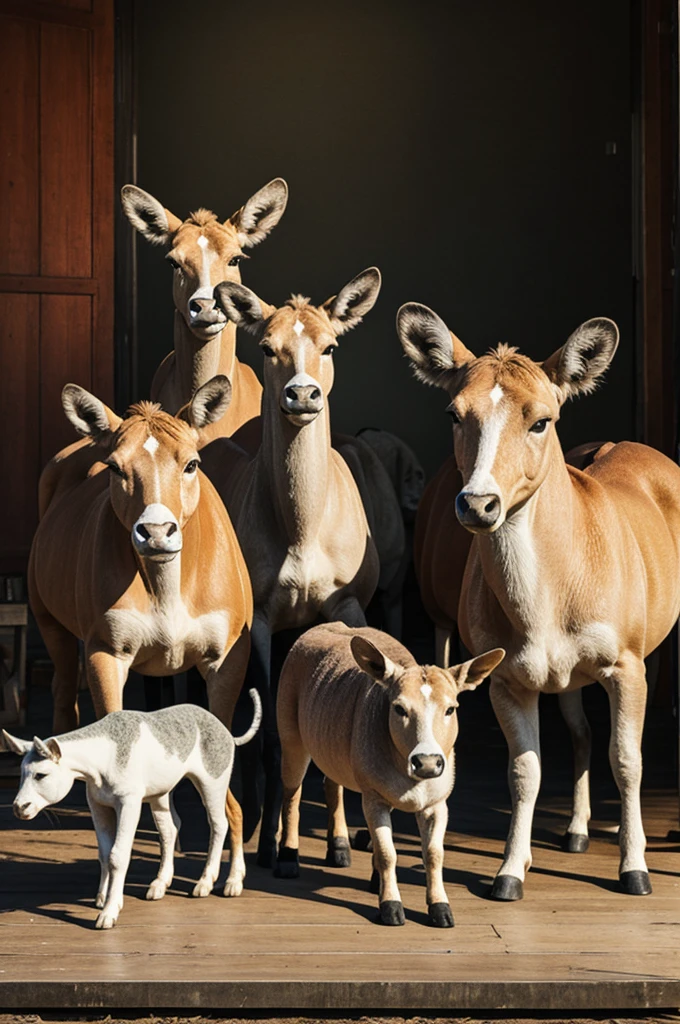 Three-legged animals with a special appearance