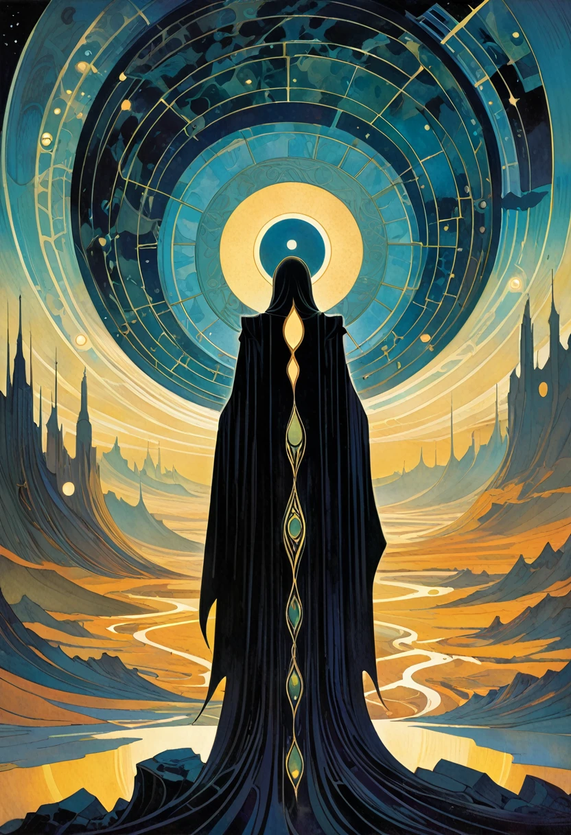 ( Depiction by Dorothy Lathrop and Aaron Horkey:1.5),Mysterious Landscape Photography,Luminous oil painting style,IncRedible futuristic images appear on the Miracle Stone,Mystery Book Cover Art, There is a lot of suspense, Dark, atmosphere, Dark "Imagine a vast desolate space,The spectral landscape unfolds from the surrounding haze, It's as if the fabric of reality has lost its color and vibrancy. Crystalline Monolith, No visible pulse or energy, Rising from the barren land like a forgotten fragment of knowledge, Casting an eerie glow over a featureless environment. Artworks should evoke an unsettling sense of alienation, The line between nothingness and existential despair becomes blurred, Put the audience into a state of numbness and indifference."Red,dark Red color palette