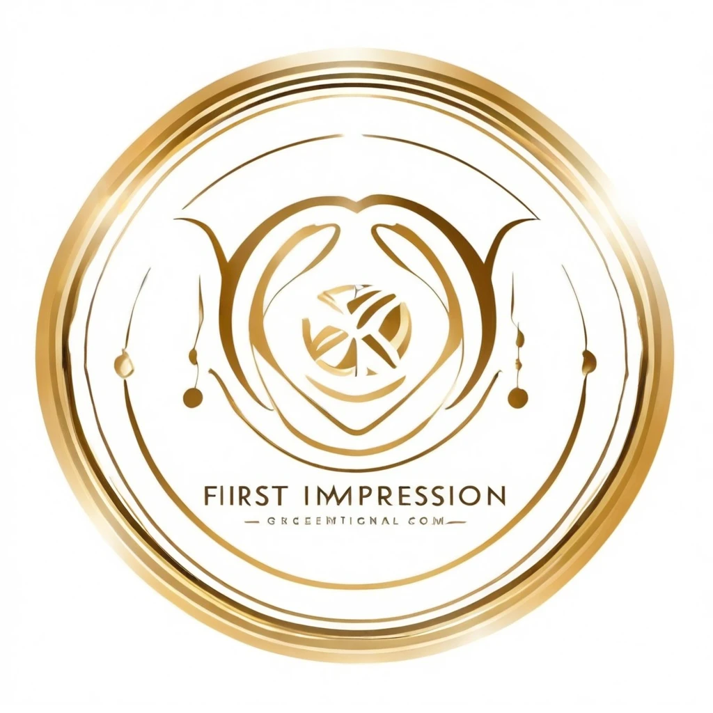 first impression logo on white background