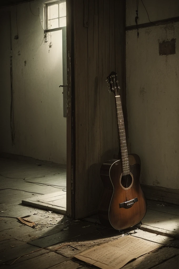 In the quiet of the night, a lone guitar weeps its sorrowful melody. A haunting voice whispers of shattered dreams and lost love. Each note is a tear, each chord a heartache. Memories flood in, drowning the soul in a sea of despair. The song echoes through empty halls, a lament for what was and what will never be again.