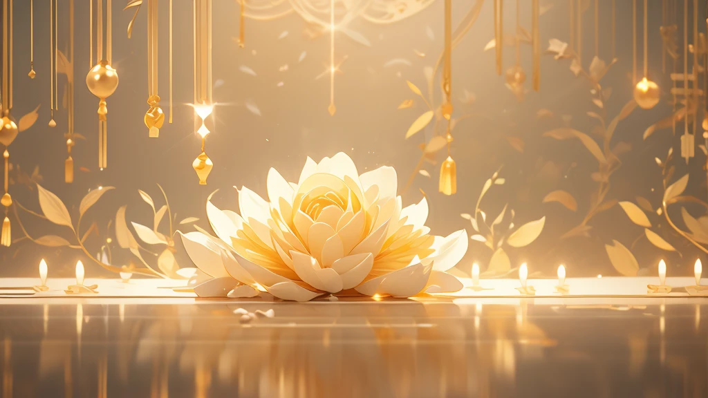 Luxurious golden wallpapers