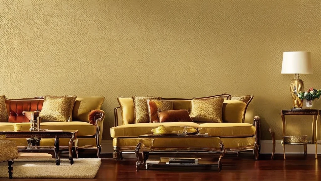 Luxurious golden wallpapers