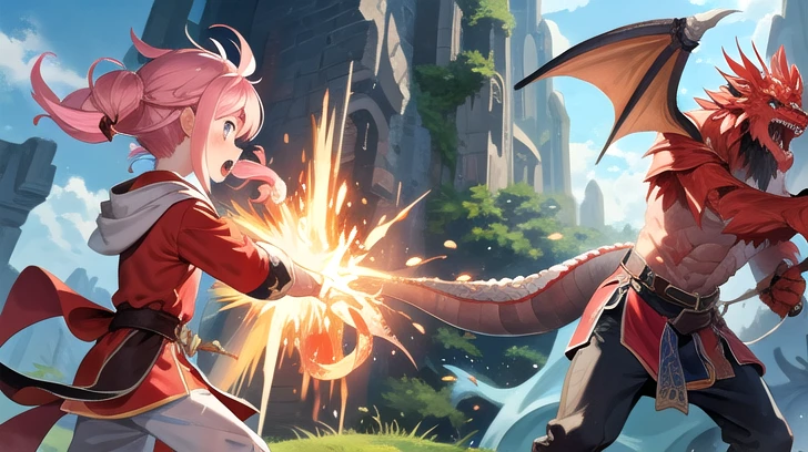 Brave Wizard Fantasy Fight Dragon Cutting inflammation