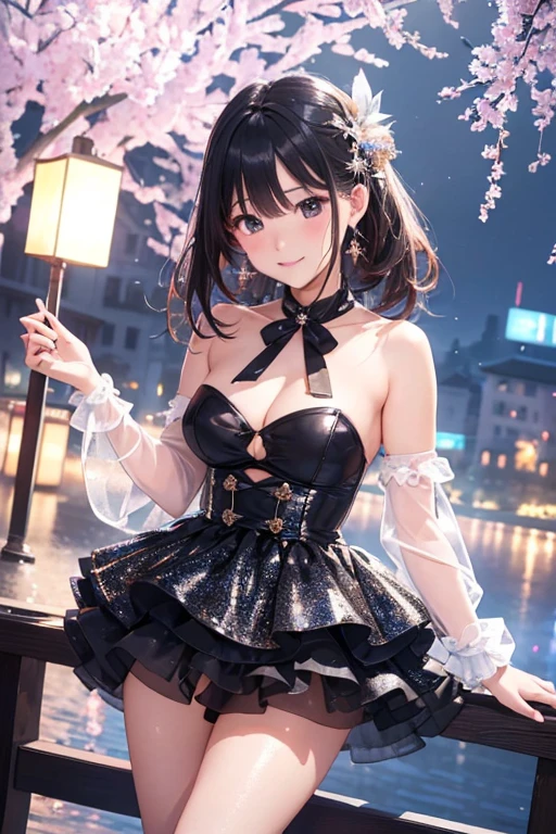 8K, (RAW Photos:1.2), (Photorealistic), Beautiful details, Famous popular idol、 (Genuine: 1.4), Very detailed目と顔, Beautiful and fine details, ((Glittering night illuminations at the square:1.2)), ((Women&#39;s Suits:1.3, Ultra-realistic pantyhose:1.2))、Selfie、Instagram、A tough challenge、Large file size, High resolution, Very detailed, Highest quality, [masterpiece:1.6], Awareness-raising, Very detailed, Browsing Caution, In detail, Highest quality, 8K壁紙, Cinema Lighting,Lesbian couple, 19 years old, Perfect body, Beautiful big droopy eyes, ((Tabletop)), Highest quality, eye shadow,  High heels、Portraiture、(A very loving smile:1.2)、Realistic skin texture、Glowing Skin、Exposed thighs, Low angle photo, Full Body Shot,