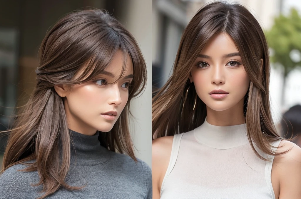length (lengthueur de la taille:1.2) Windblown Hair, Head&#39;artwork, Highest quality, High resolution,Shortcuts,((Highest quality、8K、masterpiece:1.3))、男性1名woman1名、37 years old 39 years old、Slim Beauty、beautifulカップル、Upper Body、smile、Italian、French、smile、woman、young、Shining Eyes、Big eyes、beauty、beautiful、Transparent Black、camisole、 (Slim face), (the body is スリム), (Brown Hair), (Shortcuts), テーブルのフルコースディナーとwine glass、Amazing view of the sunset sky and clouds、smileのbeauty、Wine bottle、sparkling wine、Long sleeve shirt、dress、White wine, red wine, wine glass, beautiful細かな木目, Depth f/2,saturation, High Contrast, Strong light and shadow,Moist Body:1.5、 texture、The hair is very shiny、