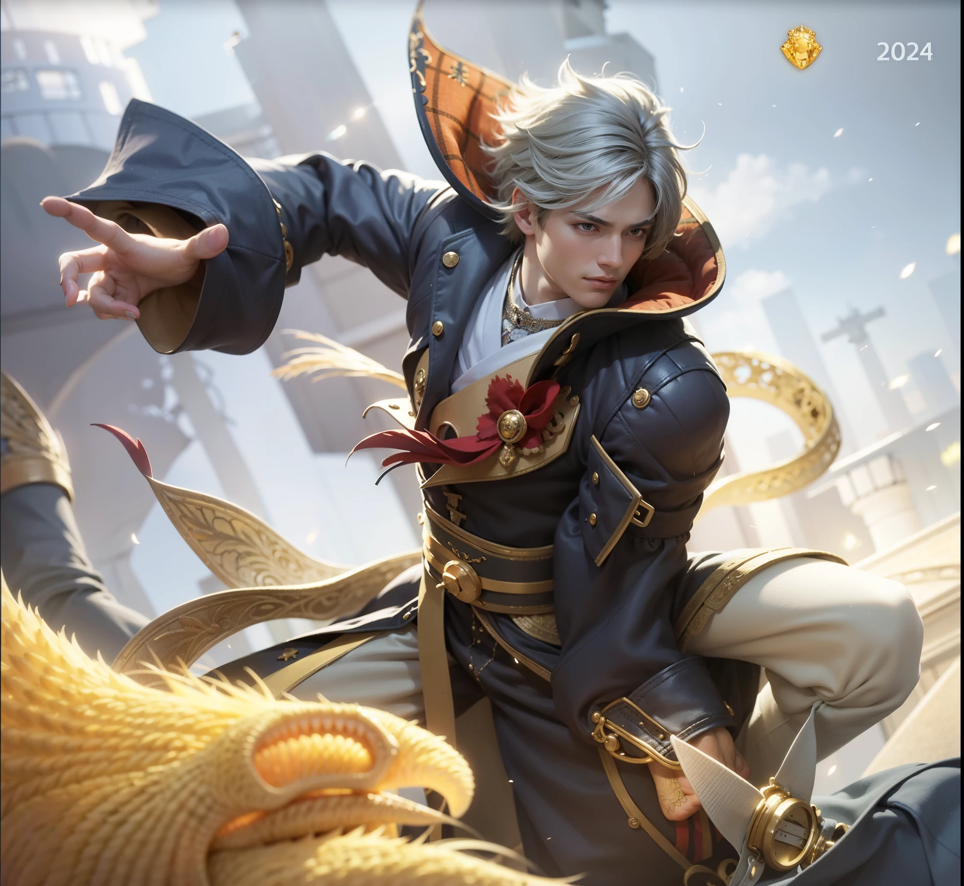 Best quality, masterpiece, detailed skin texture, detailed clothes texture, detailed face, super detail, 8k, intricate detail, 1 boy, The color doesn't change, Muscle guy, 1 guy