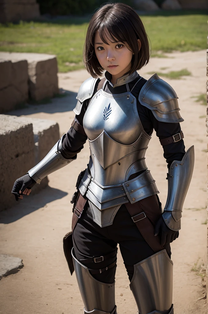 Short female armor