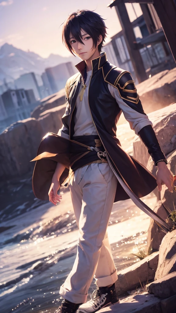 Painting anime character male
