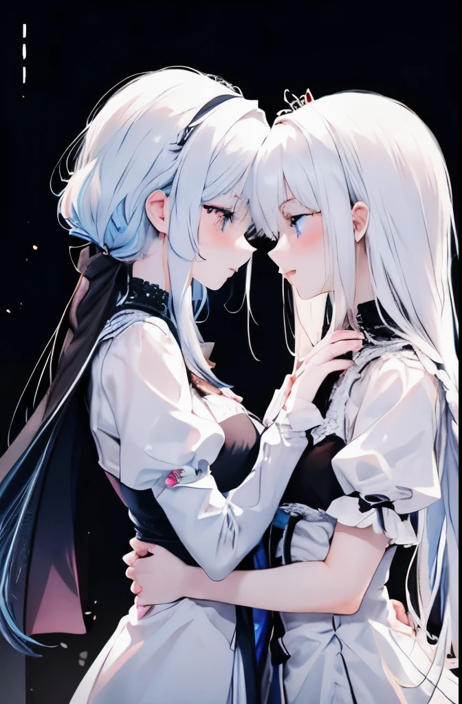 (2 girl),highly detailed,{best quality}, {{masterpiece}}, {highres}, original, extremely detailed 8K wallpaper,((masterpiece)), (best quality), illustration, (beautifully detailed eyes),  cinematic lighting,
(outdoors:1.2),nature,flowers meadows,Cherry blossoms,foreground is floating sakura,
(upper body:1.3)close-up,,(2girl French kiss:1.2), proper kiss,groping,(holding hands:1.2),blush,