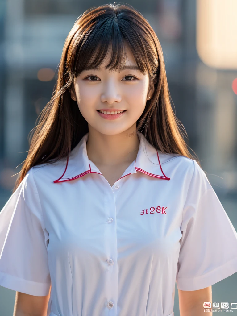 (8K, RAW Photos, Highest quality, masterpiece:1.2), Super detailed, Super Resolution, (Realistic, Realistic Photo:1.37), looking at the camera,A little smile, （Therapist uniform）RAW color photos with crisp detail, Professional photography, Very detailed and beautiful, Very detailed, 8K wallpaper, wonderful、Detailed, Large file size, Official Art, highly detailed CG unity 8K wallpaper, Very detailed 아름다운 소녀, Very detailed 얼굴, Very detailed 눈, Very detailed 피부, Very detailed 손가락, Very detailed 코, Very detailed 입 , Complete Anatomy, Very detailed 배경, Clothes with attention to detail, 1 female, (20:1.2), 20&#39;s, cute girl, Realistic 몸, small, Fair skin, Glowing Skin , The body is slim, Handsome body, Black Hair , short hair, (Blunt bangs:2), smile, cute, young, cute face, Realistic 얼굴, Delicate eyes, Droopy eyes, lingerie, See through, Earrings, View your viewers, Cowboy Shot, Look forward, Standing posture, Opposition, Dynamic Lighting, Very large breasts, Cowboy Shot
