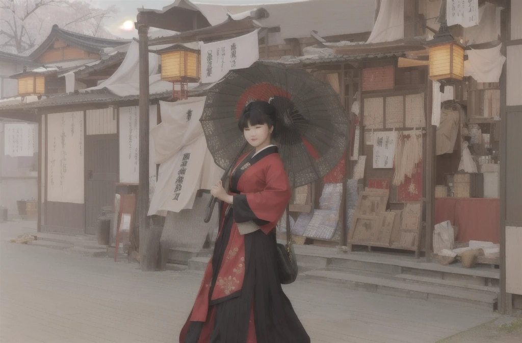 A woman in a long dress holding an umbrella, artwork in the style of Gwaiz, Gwaiz, Gwaiz on pixiv artstation, Gwaiz on artstation pixiv, Gwaiz masterpiece, palace , Girl in Hanfu, Anime Style 4k, Digital art on pixiv, Beautiful artwork illustration 1. Scenery and Cityscape in the Early Meiji Era
After the Meiji Restoration, Japan underwent rapid modernization and civilization. Consequently, many changes and reforms occurred. Below is a detailed explanation of the scenery, appearance of the poor, occupations, and cityscapes in the early Meiji period (1868 to the early 1880s).
2. Appearance of the Poor
Life for the impoverished and lower classes remained harsh. In particular, in urban areas, people migrated from rural areas or unemployed artisans gathered, intensifying competition in the labor market. Many of them struggled with poverty, often residing in slums or around temples.
3. Occupations
Meiji early Japan witnessed a diversification of occupations. Traditional agriculture and handicrafts were accompanied by the rise of modern industry and commerce. Particularly in urban areas, factory workers, shop clerks, and transporters increased, giving rise to new professions. However, many in these occupations endured harsh working conditions.
4. Influence of Civilization and Enlightenment
During the Meiji era, Western cultural influences spread rapidly. Changes in clothing, dietary habits, and the proliferation of Western-style architecture advanced, especially in urban areas. Conversely, this development posed a threat to traditional culture and lifestyles, resulting in societal upheaval and adaptation challenges.
5. Social Change and Policy Influence
While promoting modernization policies, the government also addressed poverty and social issues. Legislation for labor protection and charitable activities to aid the poor were implemented. Nevertheless, living conditions for the impoverished scarcely improved.
The early Meiji period marked a rapid transformation in Japan, with complex social landscapes involving challenges faced b