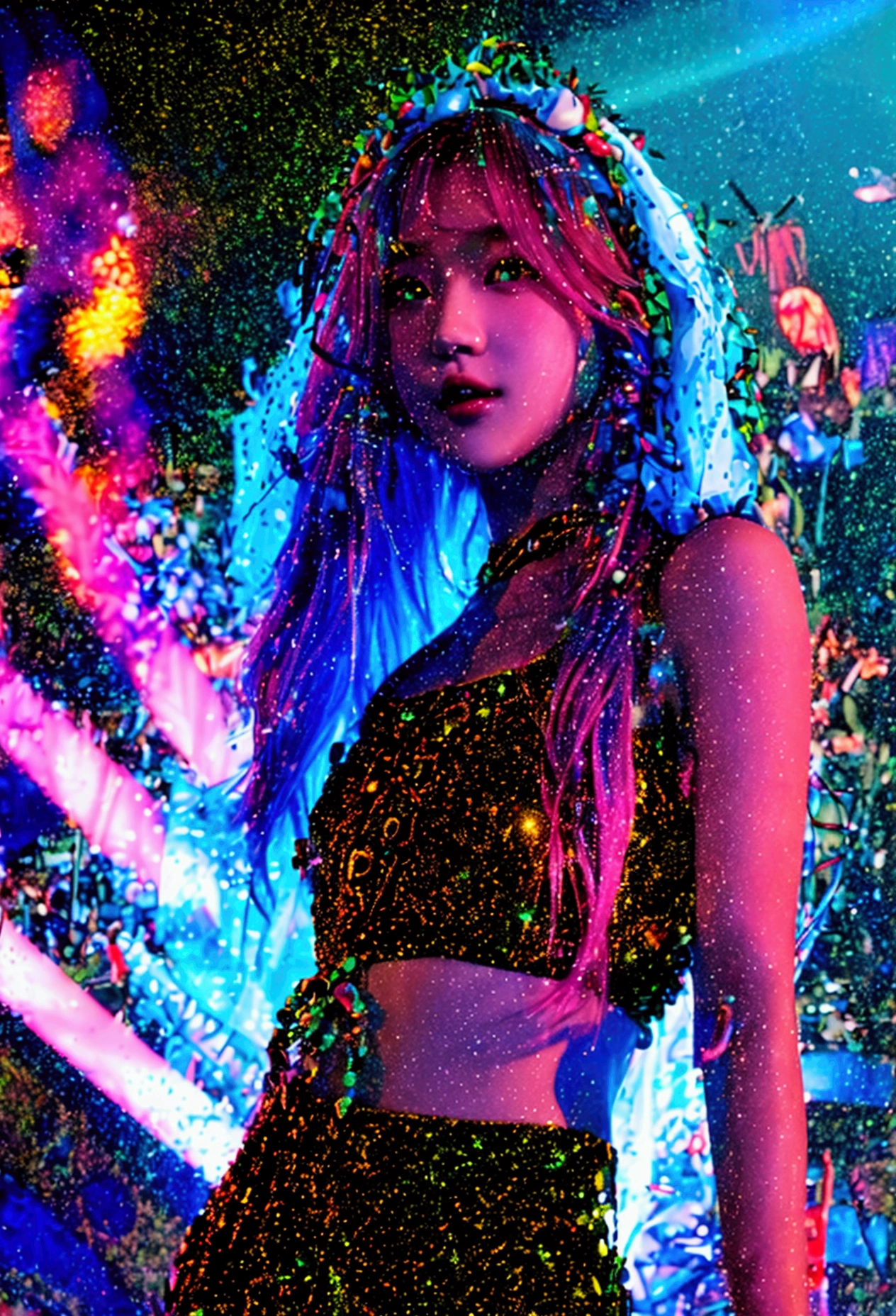 Beautiful korean idol nude at a shoot