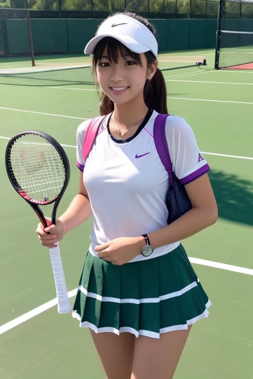 Cute Girls、high school girl、Tennis Wear、See-through
