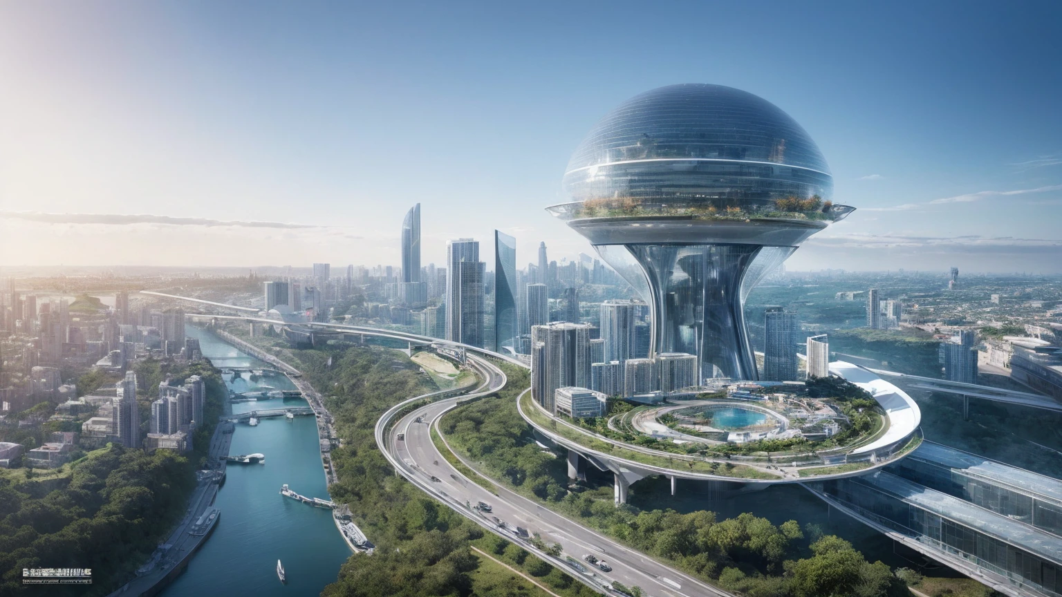(Best quality,4K,8K,A high resolution,Masterpiece:1.2),Ultra-detailed,(Realistic,Photorealistic,photo-realistic:1.37),Futuristic floating city,Futuristic technology,Huge urban high-tech tablet platform,Airship,Floating in the sky,Futuristic city,Small airships around,High-tech hemispherical platform,Colorful lights,Advanced architecture,modernn architecture,skyscrapper,Access the cloud,Scenic beauty,view over city,Impressive design,Blend seamlessly with nature,energetic and vibrant atmosphere,Futuristic transportation system,Parking is suspended,Transparent path,Lush greenery,Sky gardens,cascading waterfalls,Magnificent skyline,reflections on the water,Sparkling river,Architectural innovation,futuristic skyscrapers,Transparent dome,The shape of the building is unusual,Elevated walkway,Impressive skyline,Glowing lights,Futuristic technology,Minimalist design,Scenic spots,Panoramic view,Cloud Piercing Tower,Vibrant colors,epic sunrise,epic sunset,Dazzling light display,magical ambiance,The future city,Urban Utopia,LuxuryLifestyle,Innovative energy,sustainable development,Smart city technology,Advanced infrastructure,Tranquil atmosphere,Nature and technology live in harmony,Awesome cityscape,Unprecedented urban planning,Architecture connects seamlessly with nature,High-tech metropolis,A cutting-edge engineering marvel,The future of urban living,Visionary architectural concept,Energy-efficient buildings,Harmony with the environment,A city floating above the clouds,Utopian dreams become reality,The possibilities are endless,State-of-the-art transportation network,Green energy integration,Innovative materials,Impressive holographic display,Advanced communication system,Breathtaking aerial view,Quiet and peaceful environment,Modernist aesthetics,Ethereal beauty