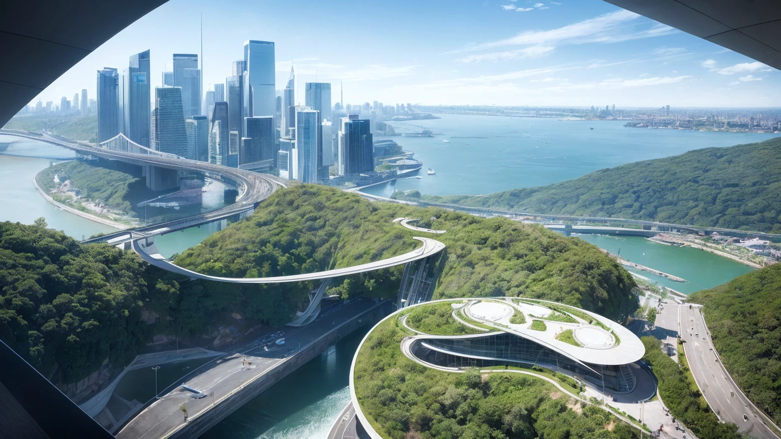 (Best quality,4K,8K,A high resolution,Masterpiece:1.2),Ultra-detailed,(Realistic,Photorealistic,photo-realistic:1.37),Futuristic floating city,Futuristic technology,Huge urban high-tech tablet platform,Airship,Floating in the sky,Futuristic city,Small airships around,High-tech hemispherical platform,Colorful lights,Advanced architecture,modernn architecture,skyscrapper,Access the cloud,Scenic beauty,view over city,Impressive design,Blend seamlessly with nature,energetic and vibrant atmosphere,Futuristic transportation system,Parking is suspended,Transparent path,Lush greenery,Sky gardens,cascading waterfalls,Magnificent skyline,reflections on the water,Sparkling river,Architectural innovation,futuristic skyscrapers,Transparent dome,The shape of the building is unusual,Elevated walkway,Impressive skyline,Glowing lights,Futuristic technology,Minimalist design,Scenic spots,Panoramic view,Cloud Piercing Tower,Vibrant colors,epic sunrise,epic sunset,Dazzling light display,magical ambiance,The future city,Urban Utopia,LuxuryLifestyle,Innovative energy,sustainable development,Smart city technology,Advanced infrastructure,Tranquil atmosphere,Nature and technology live in harmony,Awesome cityscape,Unprecedented urban planning,Architecture connects seamlessly with nature,High-tech metropolis,A cutting-edge engineering marvel,The future of urban living,Visionary architectural concept,Energy-efficient buildings,Harmony with the environment,A city floating above the clouds,Utopian dreams become reality,The possibilities are endless,State-of-the-art transportation network,Green energy integration,Innovative materials,Impressive holographic display,Advanced communication system,Breathtaking aerial view,Quiet and peaceful environment,Modernist aesthetics,Ethereal beauty