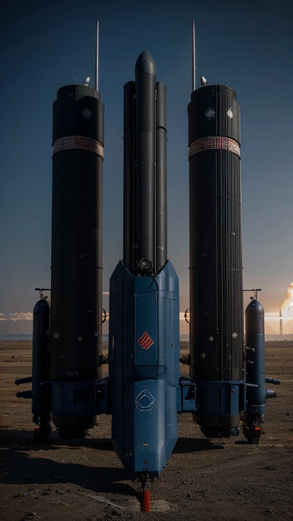 Generate a dynamic image of the S-400 Triumph missile system.