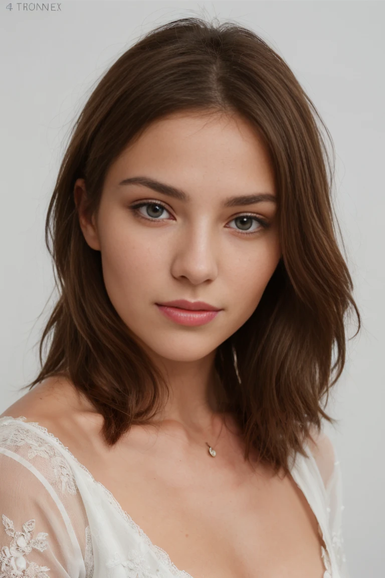 Image ultra détaillé, meilleur qualité, chef d'oeuvre. Jeune femme de 25 ans brune, allongé sur un lit, visage parfait, très jolie, tenu sexy marron foncé, mise au point net du coprs, réalisme, Grain de film, sony a7riii Objectif 30 mm RAW f1.8 ouverture, très détaillé (Photographie analogique, couleurs hdr ultra 4k