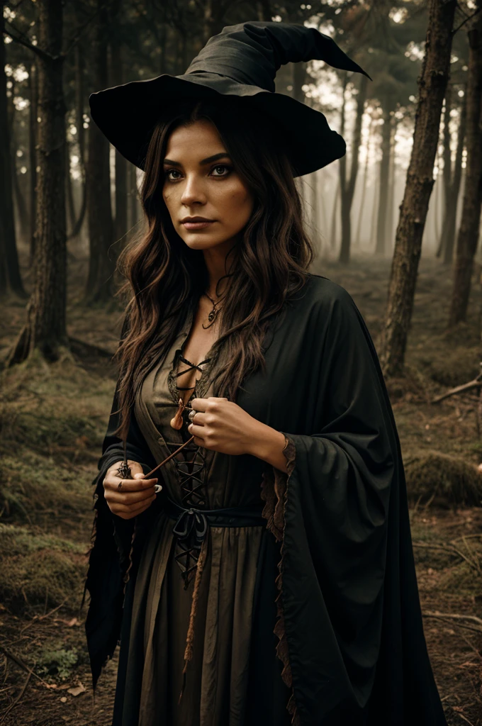 A witch who is both earthy and scary.
