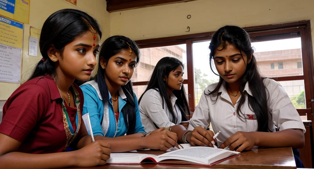 Craud of India students