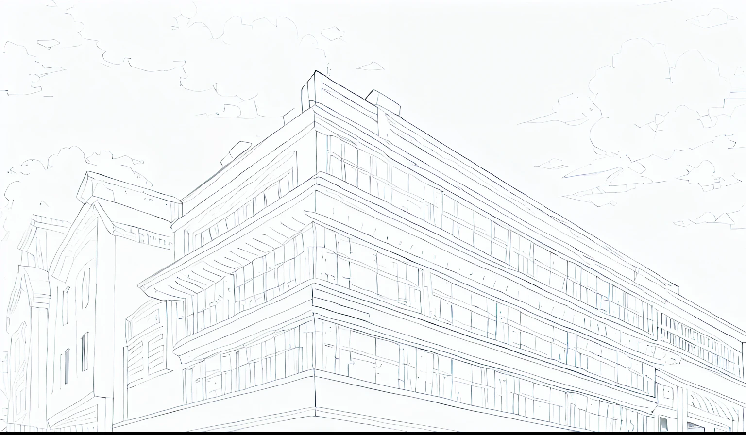 Black and white line drawing,Minimalist line drawings,Fine line drawings