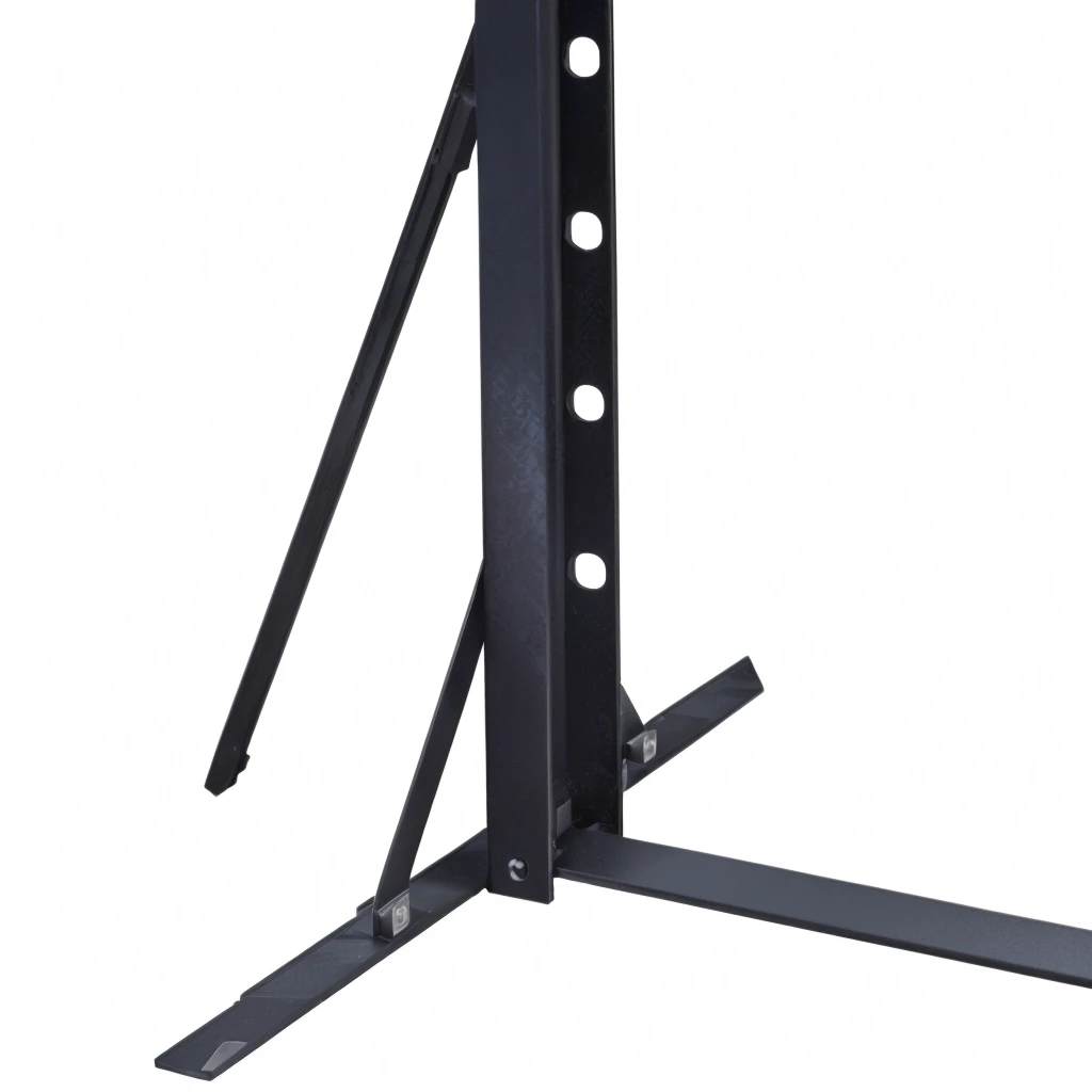 Close up of metal bracket on white background, up-Angle View, Battle Station, above side view, Bottom Angle, tilted 35° frame, product photo, Iron frame, Side close-up view, Extreme viewing angle, side view, Angle View, Clear detailed view, Top corner, Top corner view, Narrow Angle, Ground Upward Angle,unbelievably realistic,