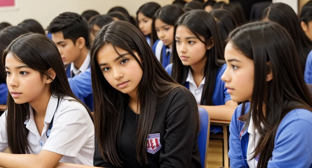 Number of male and female students is 1000 more than