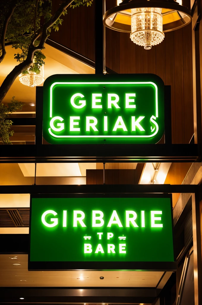 Logo for restaurant and bar named hotel gree park