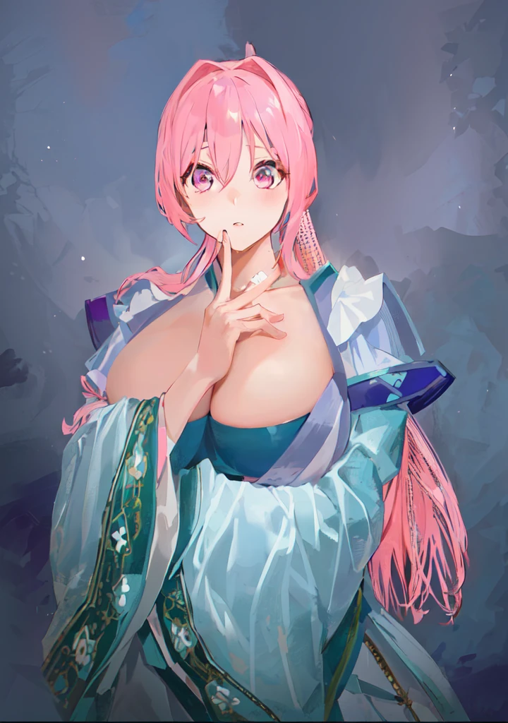 Pink Hair、Anime Girl,Pink eyes, Produced in collaboration with Anime Painter Studio, In the anime painter studio, , Sonison,超级Sonison,Celluloid,Three Kingdoms,Chinese style,antiquity,Hanfu,,Huge Breasts,Good shape,Pink ponytail,Pink long hair,Costume,包不住的Huge Breasts,Cute girl,Noble,Pink long hair,The face remains unchanged,Satomi light diamond,Blazing Horse