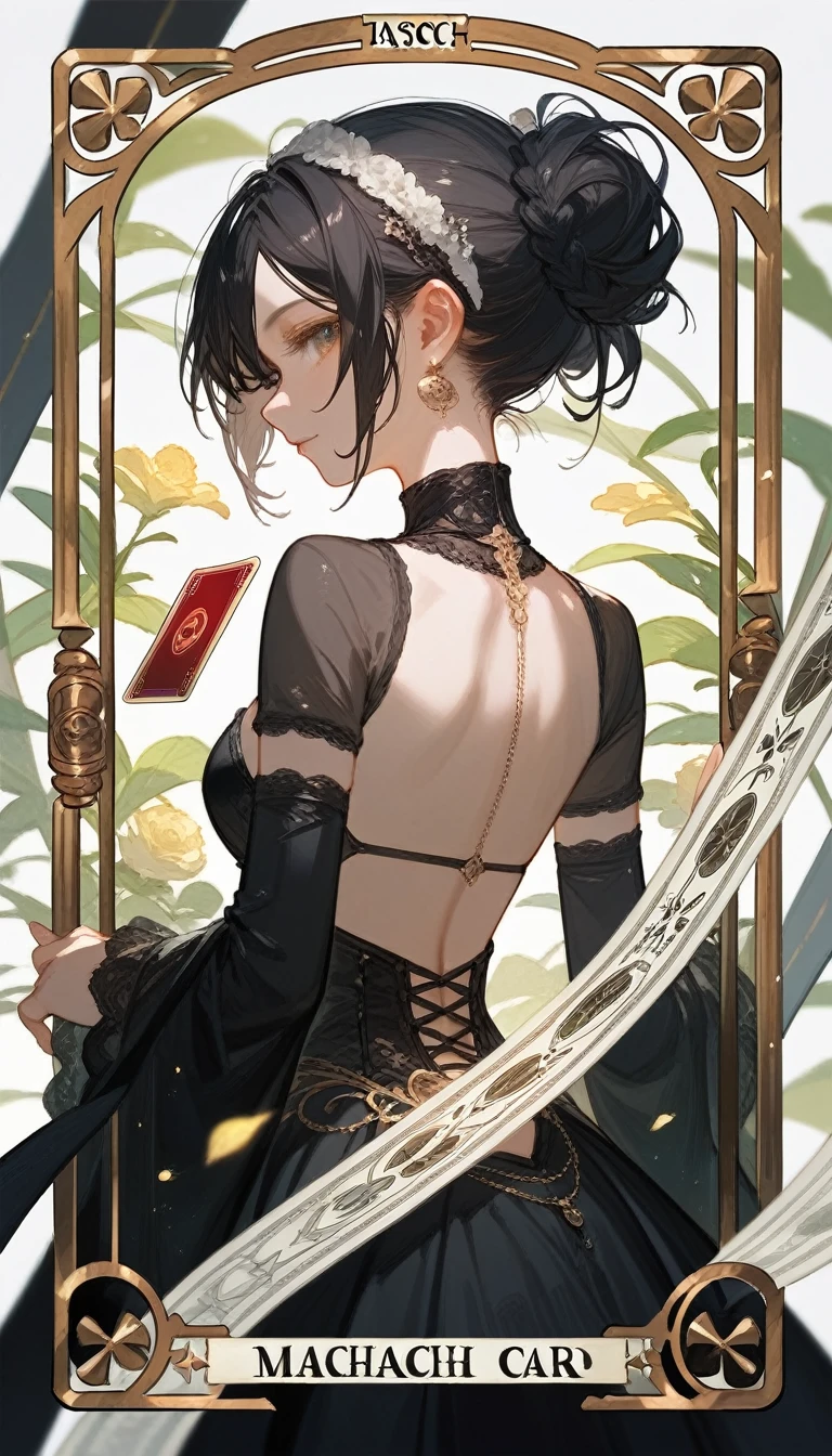 Back of the Manchi card,Card cover,Tarot,