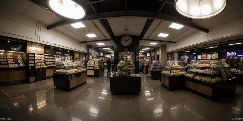 ((photo)), ((real)),Shopping Centre, dark,Horror,Darkness, 360° Images,equirectangular,